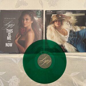 💿 Jennifer Lopez Autographed Vinyl LP | This Is Me… Now Emerald Green Limited